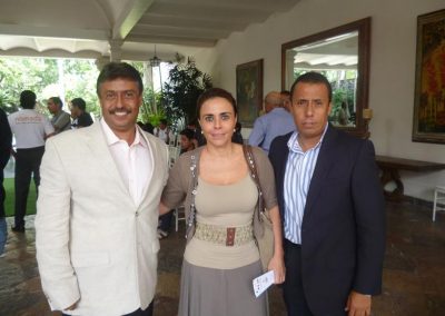 Con Luisa Fernanda Mejido y Mauricio Álvarez